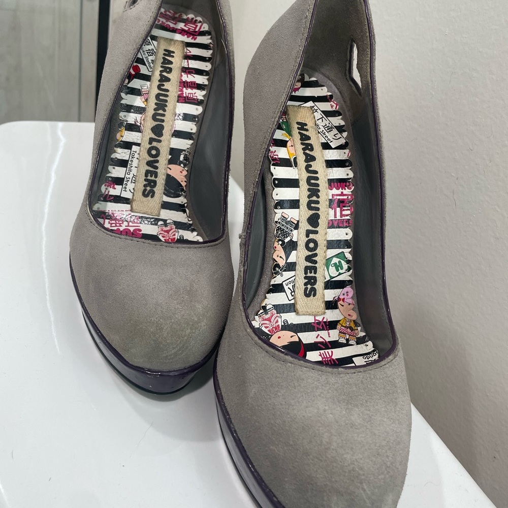 Harajuku Lovers Gray Heels